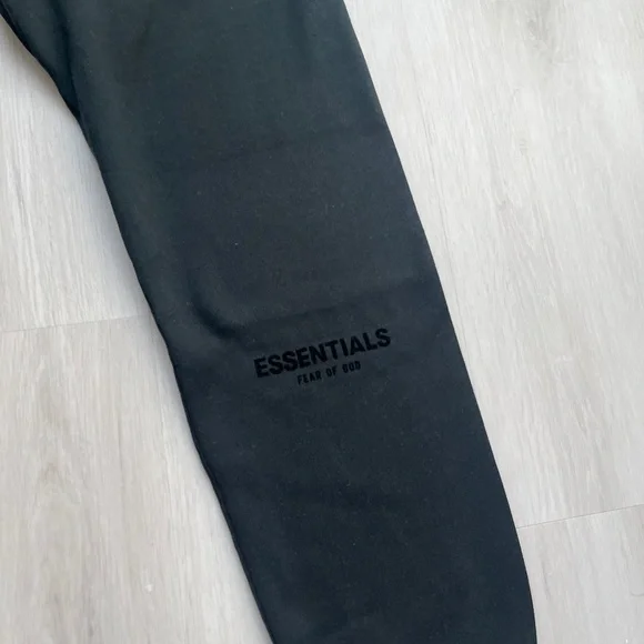 Essentials Black Sweatshirt and Joggers Set